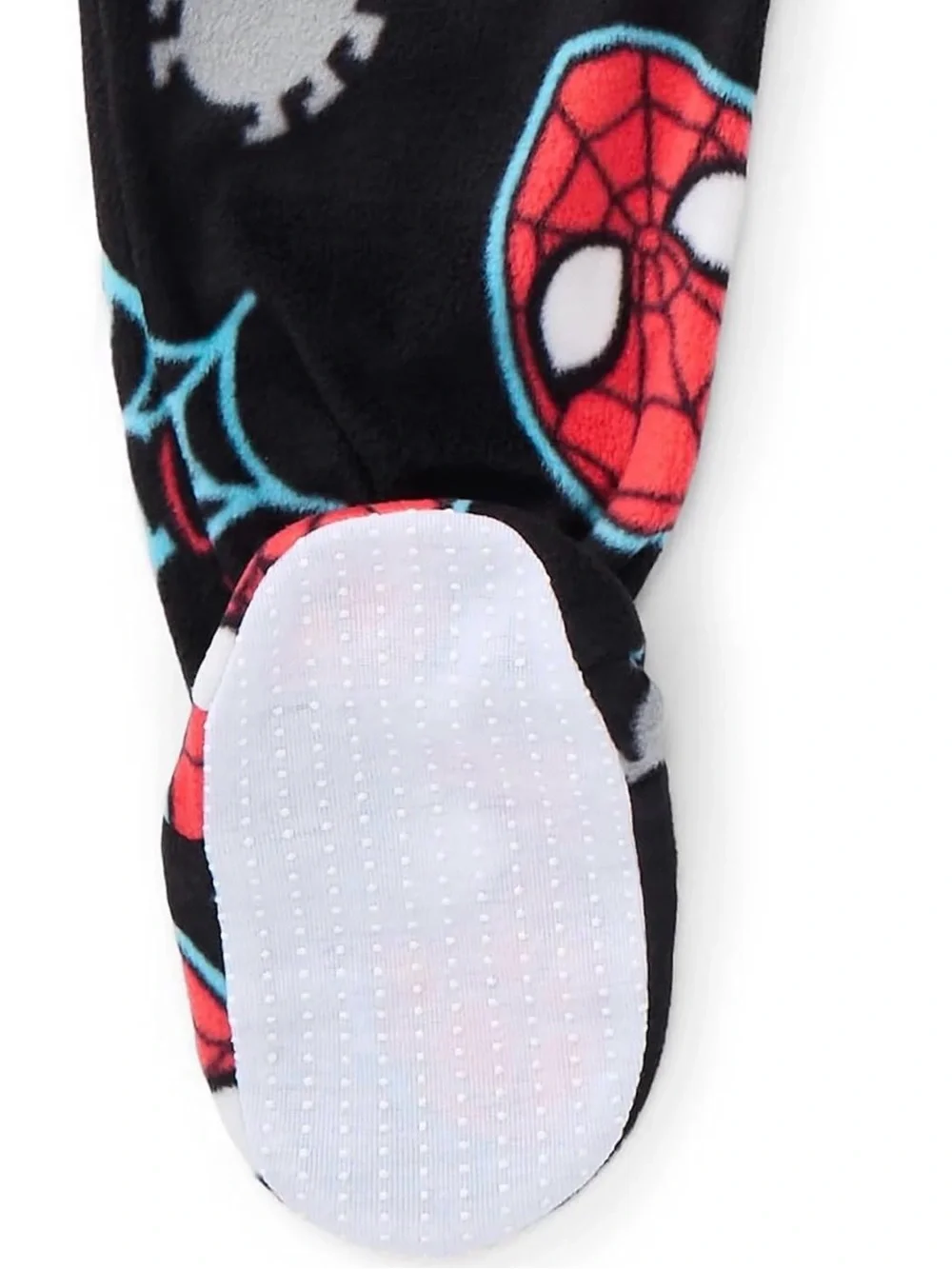 Marvel Black and Red Spider-Man Fleece One-Piece Pajamas